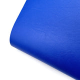 School Royal Blue Core Colour Premium Faux Leather Fabric - Eliza Henri