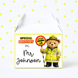 Lollipop Man Treat Box Labels