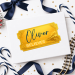 Christmas Train Golden Tickets- Magnetic Box Toppers - Eliza Henri
