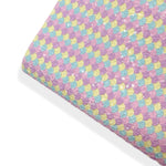mermaid scales chunky glitter fabrics for bow making