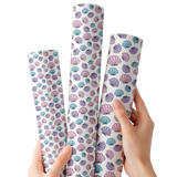 Mermaid Sea Shells | Premium Faux Leather Fabric