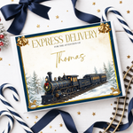 Navy Express Train- Magnetic Box Toppers - Eliza Henri