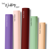 The Wedding Collection- Core Colour Premium Faux Leather Fabric Sheets