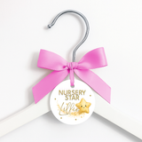 Nursery Star Personalised Faux Leather Hanger Tags- Pre-Cut