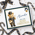 Merry Christmas- Nutcracker Teddy Bear- Magnetic Box Toppers - Eliza Henri