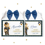 Merry Christmas - Nutcracker Teddy Bear- Treat Box Topper - Eliza Henri