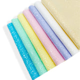 PASTEL SUGAR RUSH - CHUNKY GLITTER FABRIC SET