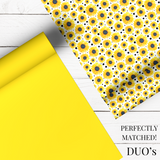 SUNFLOWERS | PERFECT MATCH PREMIUM LEATHERETTE DUO - Eliza Henri