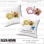 Pet Paw Lockets- Digital download - Eliza Henri