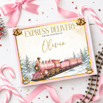 Pink Express Train- Magnetic Box Toppers - Eliza Henri