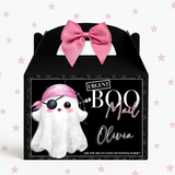 Pirate Ghost Treat Box Labels- UV Decal