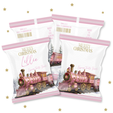 Pink North Pole Express Train - DIY Treat Packets