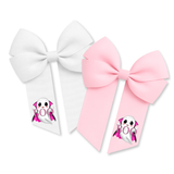 DTF Mini Bow Transfers- Pink Boo Vampire