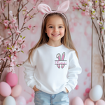 CUSTOM DTF TRANSFER - CUTE POCKET EMBROIDERY STYLE BUNNY NAME - Eliza Henri