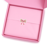 WATERMELON BOW PINK CUSTOM CUT SOLVENT STICKER- GLOSSY OR MATTE - Eliza Henri