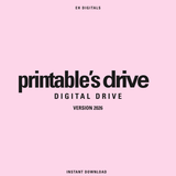 THE PRINTABLE'S DRIVE- 2026 EDITION - Eliza Henri