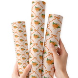 Pumpkin Bow | Premium Faux Leather Fabric