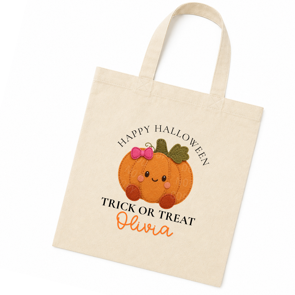 Happy Halloween- Girlie Pumpkin | DTF Transfers