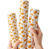Pumpkin Latte | Premium Faux Leather Fabric