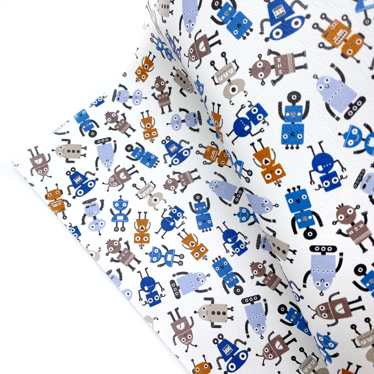 Robot Dudes Premium Faux Leather Fabric Sheets - Eliza Henri