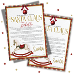 Premium Santa Claus Traditional Letter- Rocking Horse - Eliza Henri