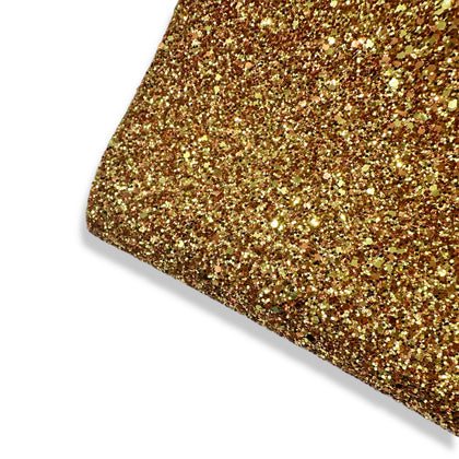 rose gold chunky glitter sheets for hair bow making