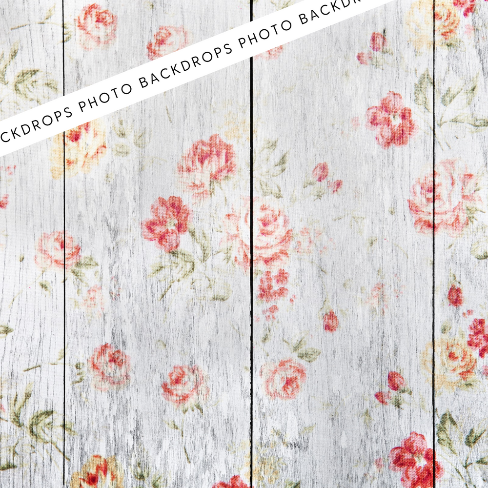 Rose Cottage | Canvas/PVC Photography Backdrop