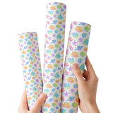 Rainbow Ocean | Premium Faux Leather Fabric