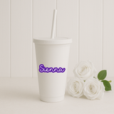 CUSTOM SCHOOL BOTTLE OR CUP NAMES- VINYL DECALS