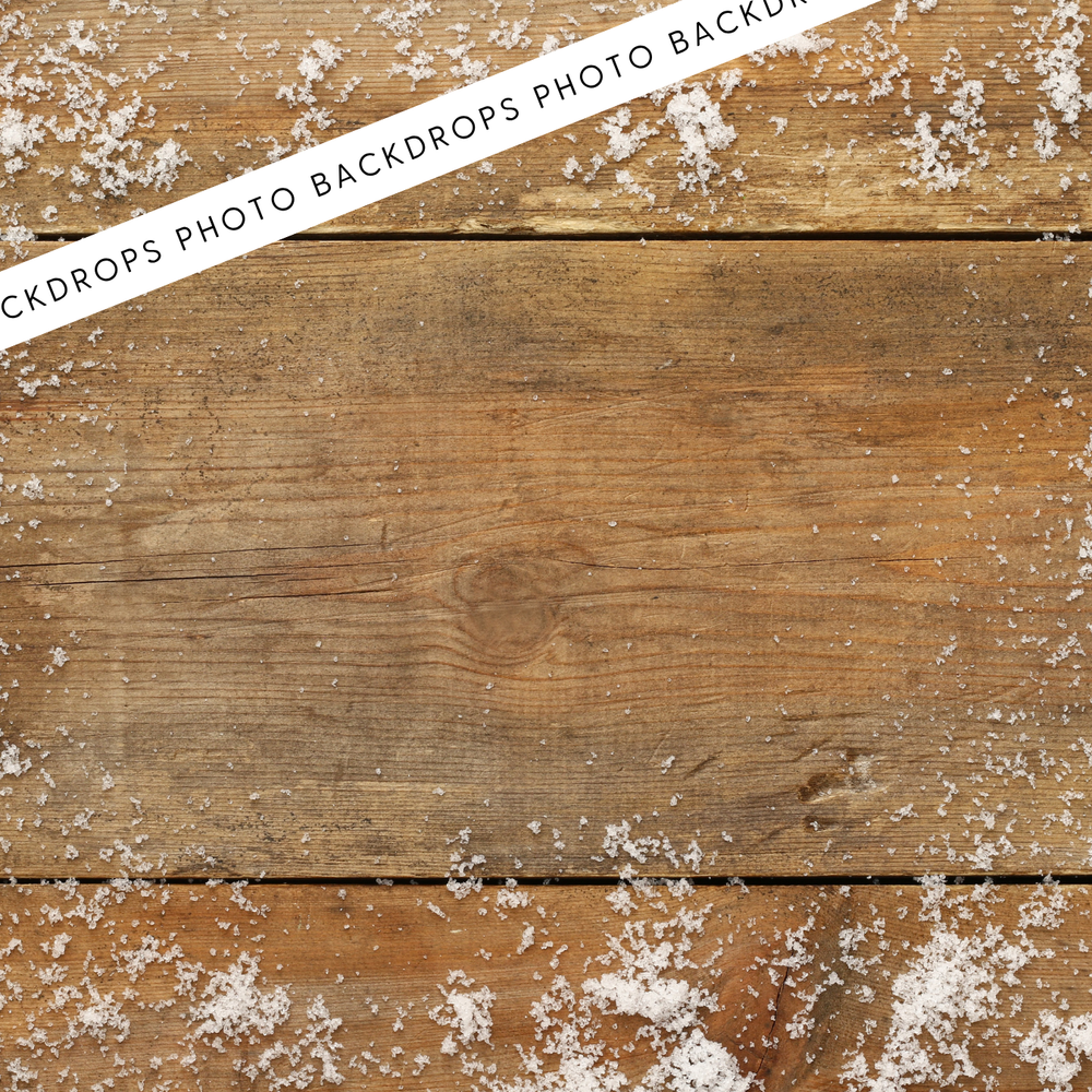 Snowy Wood | Canvas/PVC Photography Backdrop
