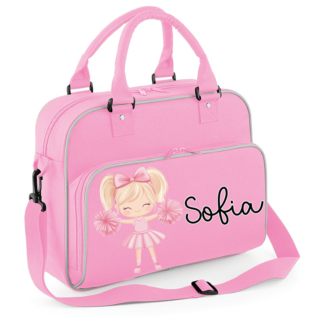 DTF TRANSFER - CHEER BAGS- PINK CHEER GIRLS - Eliza Henri