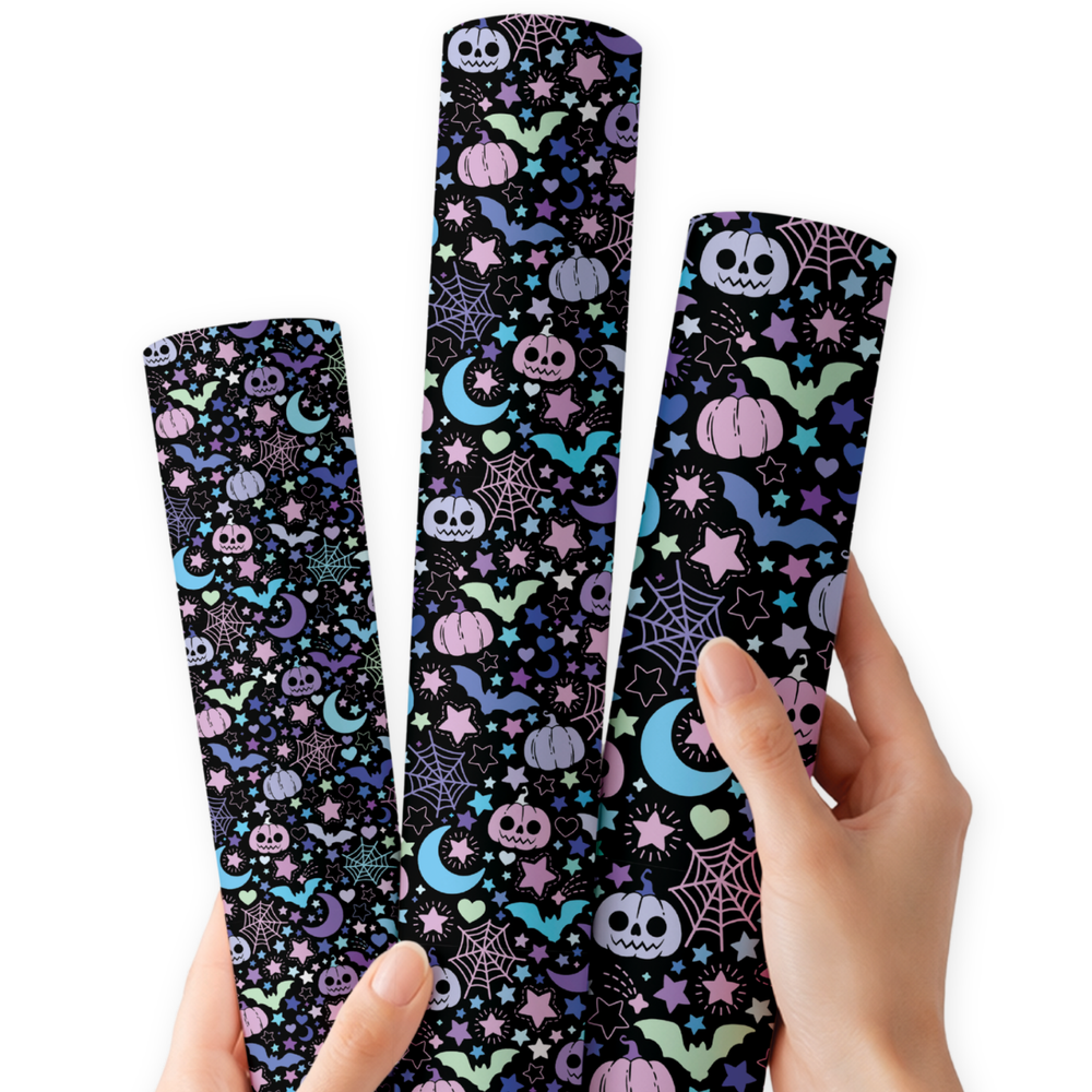 Spooks & Sparkles | Premium Faux Leather Fabric