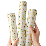 Sunflower Patchwork | Premium Faux Leather Fabric