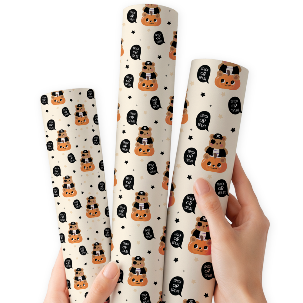Trick Or Treasure | Premium Faux Leather Fabric