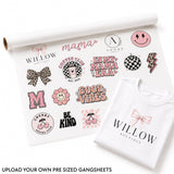 Custom DTF Gang Sheets UK | Upload Ready to Print Pre Sized Gang sheets