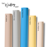 The Wedding Collection- Core Colour Premium Faux Leather Fabric Sheets
