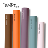 The Wedding Collection- Core Colour Premium Faux Leather Fabric Sheets
