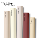 The Wedding Collection- Core Colour Premium Faux Leather Fabric Sheets