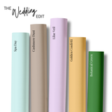 The Wedding Collection- Core Colour Premium Faux Leather Fabric Sheets