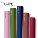 The Wedding Collection- Core Colour Premium Faux Leather Fabric Sheets