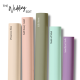 The Wedding Collection- Core Colour Premium Faux Leather Fabric Sheets