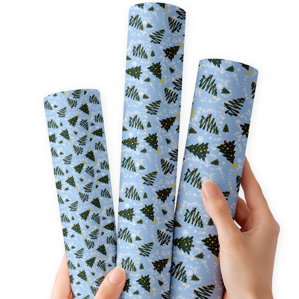 Xmas Tree Farm | Premium Faux Leather Fabric