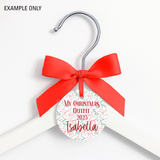 MY CHRISTMAS OUTFIT 2025 LEATHERETTE HANGER TAGS- PRE CUT