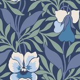 Harriet's Pansy-Hesketh House Liberty Cotton Fabric 04775648X