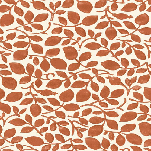 Cumbrian Vine - Orange -Hesketh House Liberty Cotton Fabric 04775650Z - Eliza Henri
