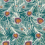 Pipers Peacock - Orange-Hesketh House Liberty Fabric Felt 04775653Z