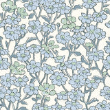 Chiltern Hill - Blue -Hesketh House Liberty Cotton Fabric 04775658X