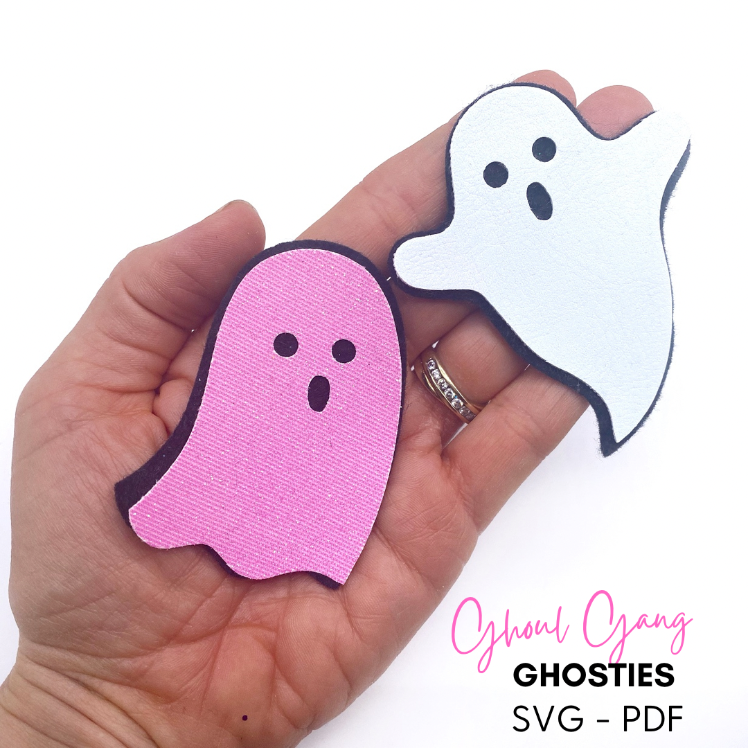 Spooky Ghoul Gang Ghostie Hair Clip Bow Template SVG/PDF - Eliza Henri