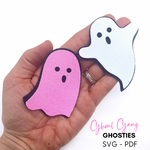 Spooky Ghoul Gang Ghostie Hair Clip Bow Template SVG/PDF - Eliza Henri