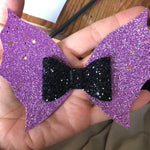 Bat hair bow template